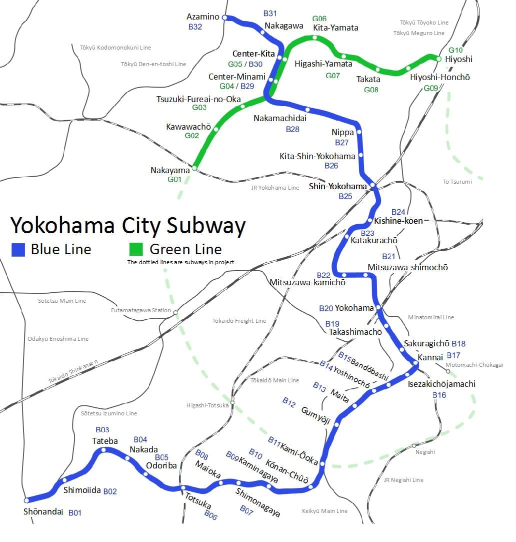 Yokohama harta metrou