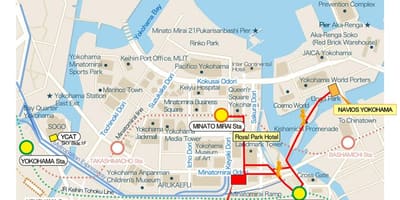 Minato mirai 21 arată hartă